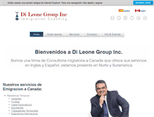 Tablet Screenshot of dileonegroup.com